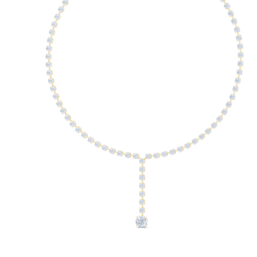 Celeste Drop Diamond Lariat