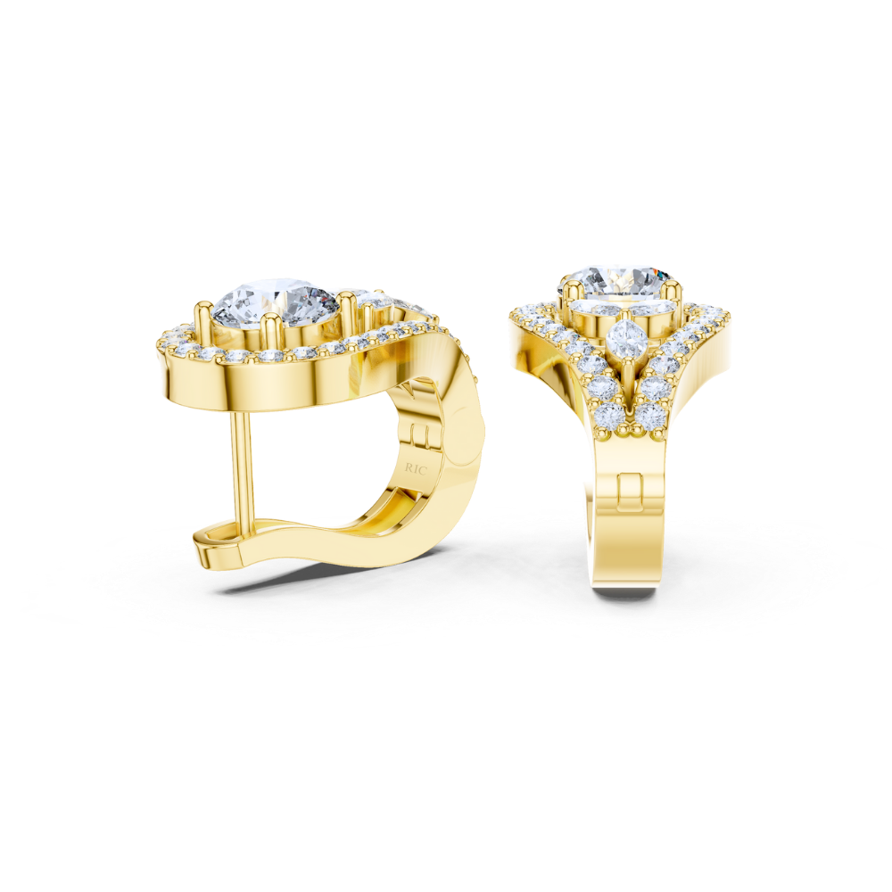 Teardrop Elegance Diamond Studs