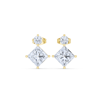 Regal Prism Diamond Drop Earrings