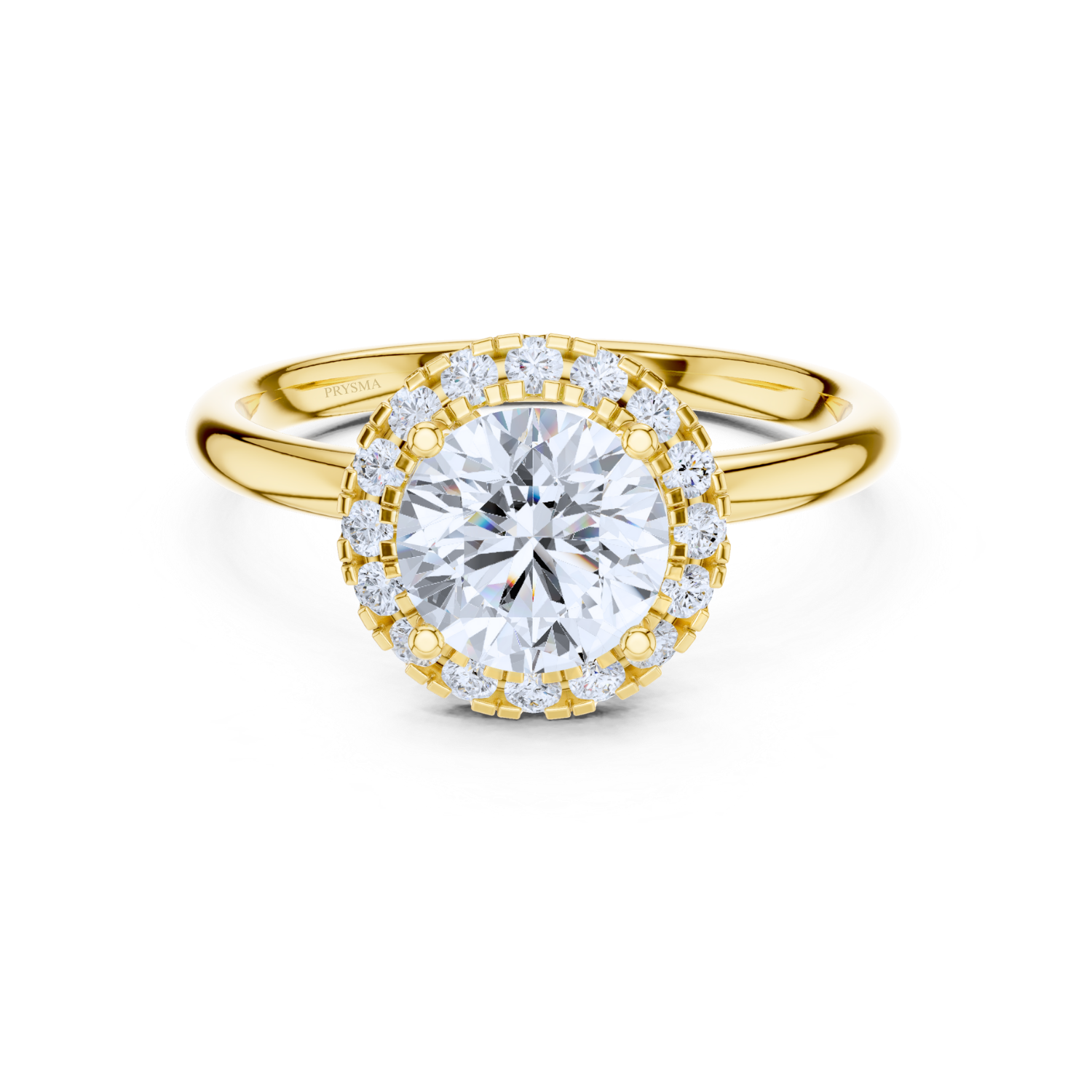 Solara Halo Diamond Ring