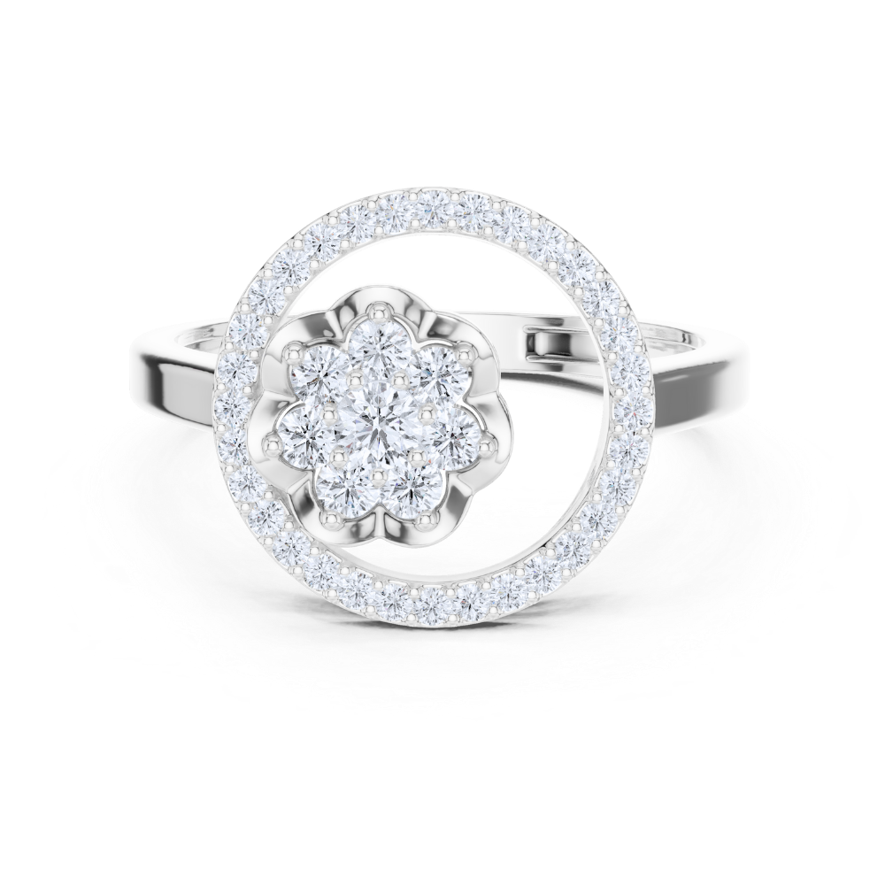 Radiance Bloom Diamond Ring