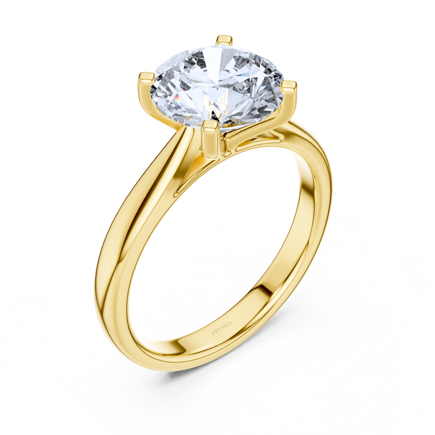 Classic Round Solitaire Diamond Ring