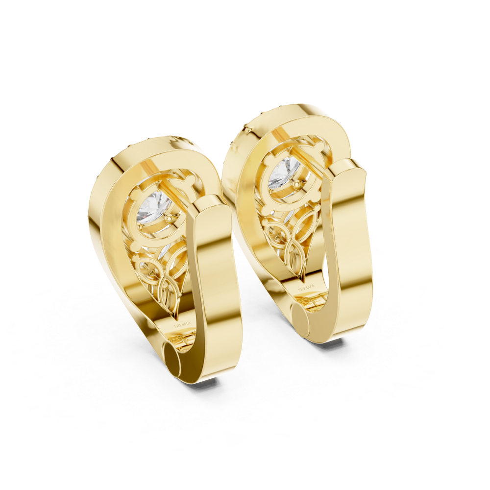 Teardrop Elegance Diamond Studs