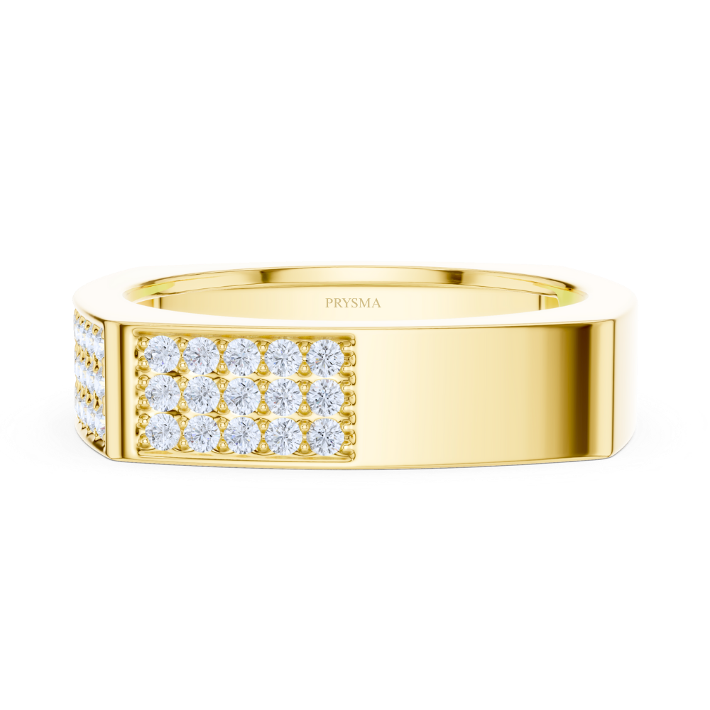 Majestic Pave Square Ring