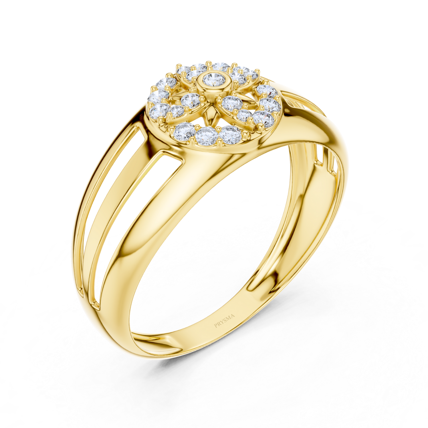 Ethereal Halo Diamond Ring