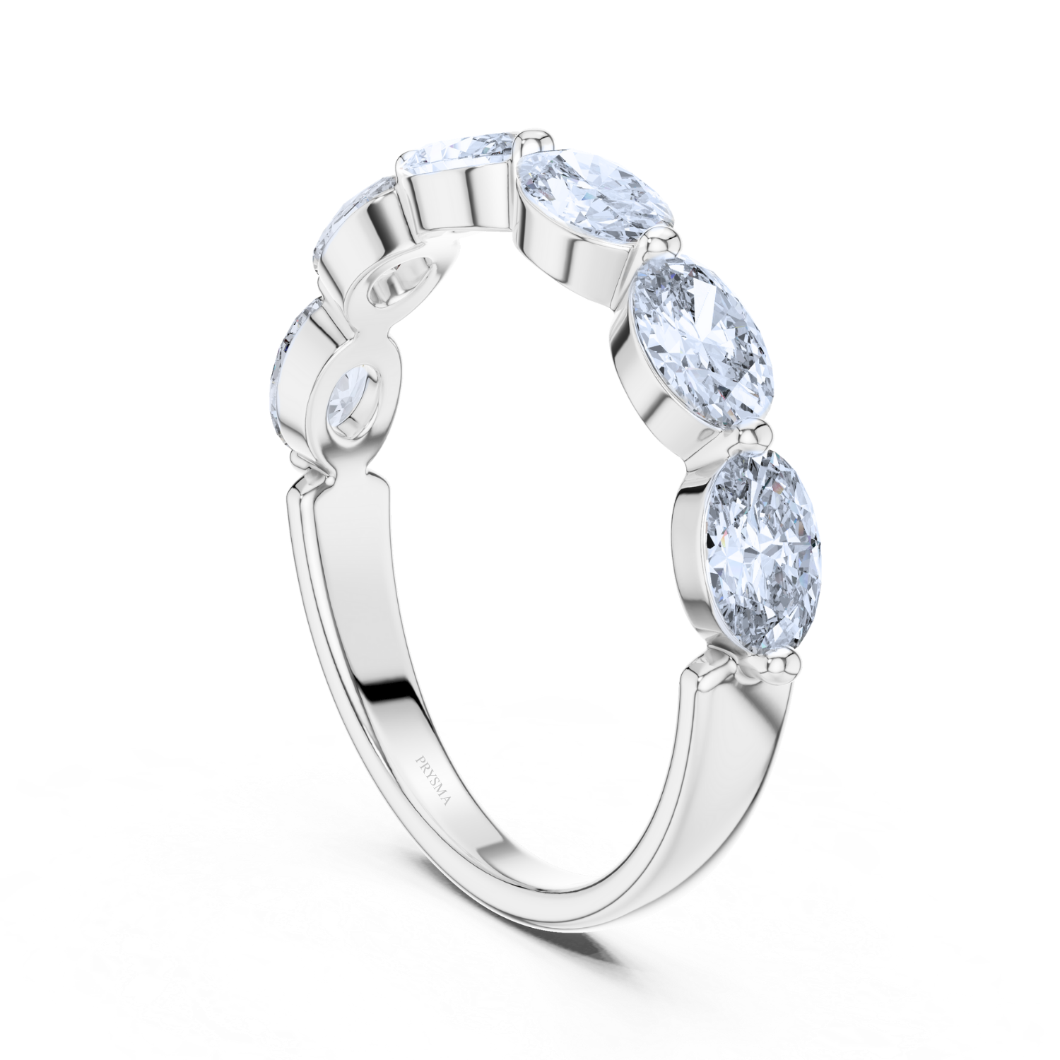 Oval Elegance Diamond Eternity Band