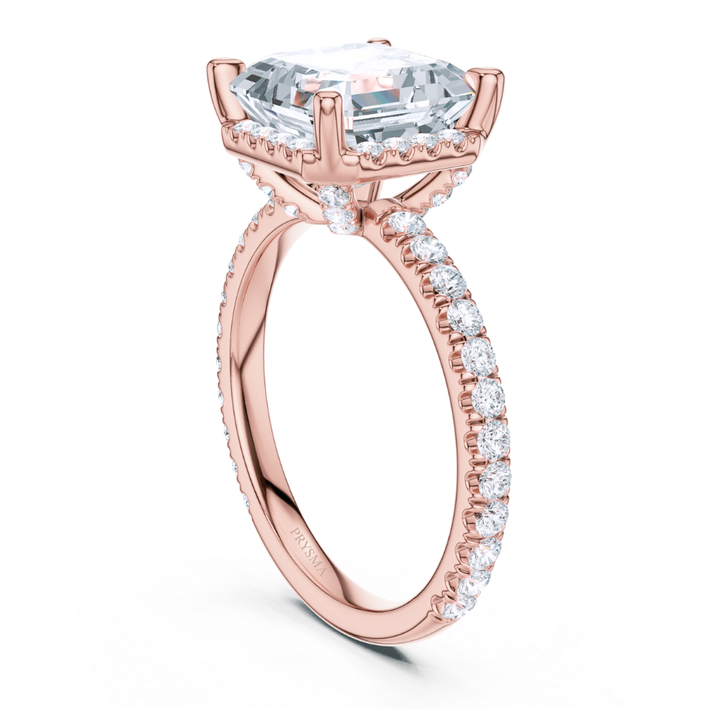 Majestic Radiance Asscher-Cut Ring