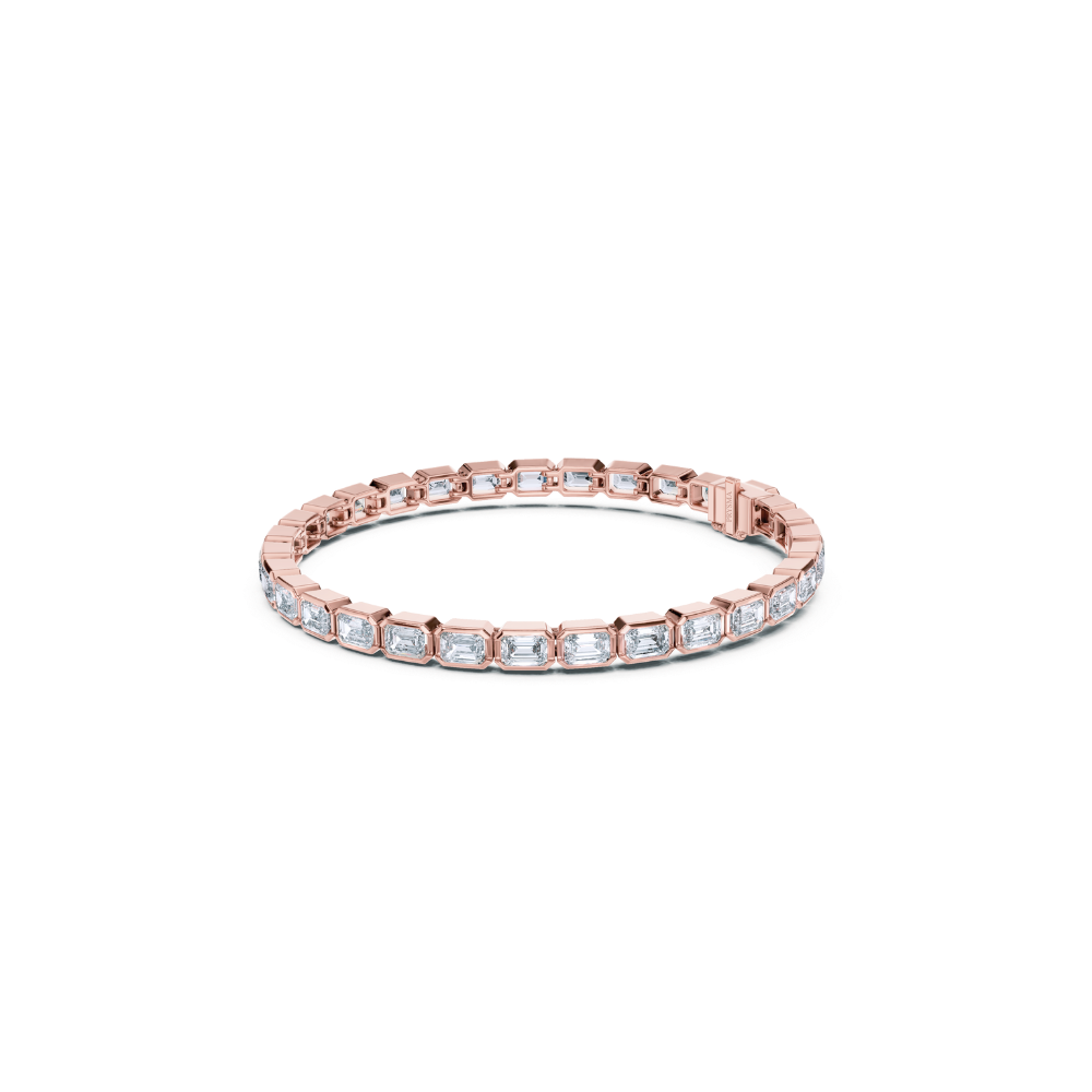 Regalia Emerald-Cut Diamond Tennis Bracelet