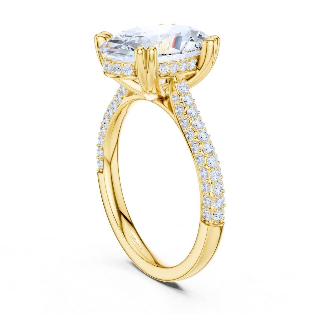Oval Splendour Pavé Ring