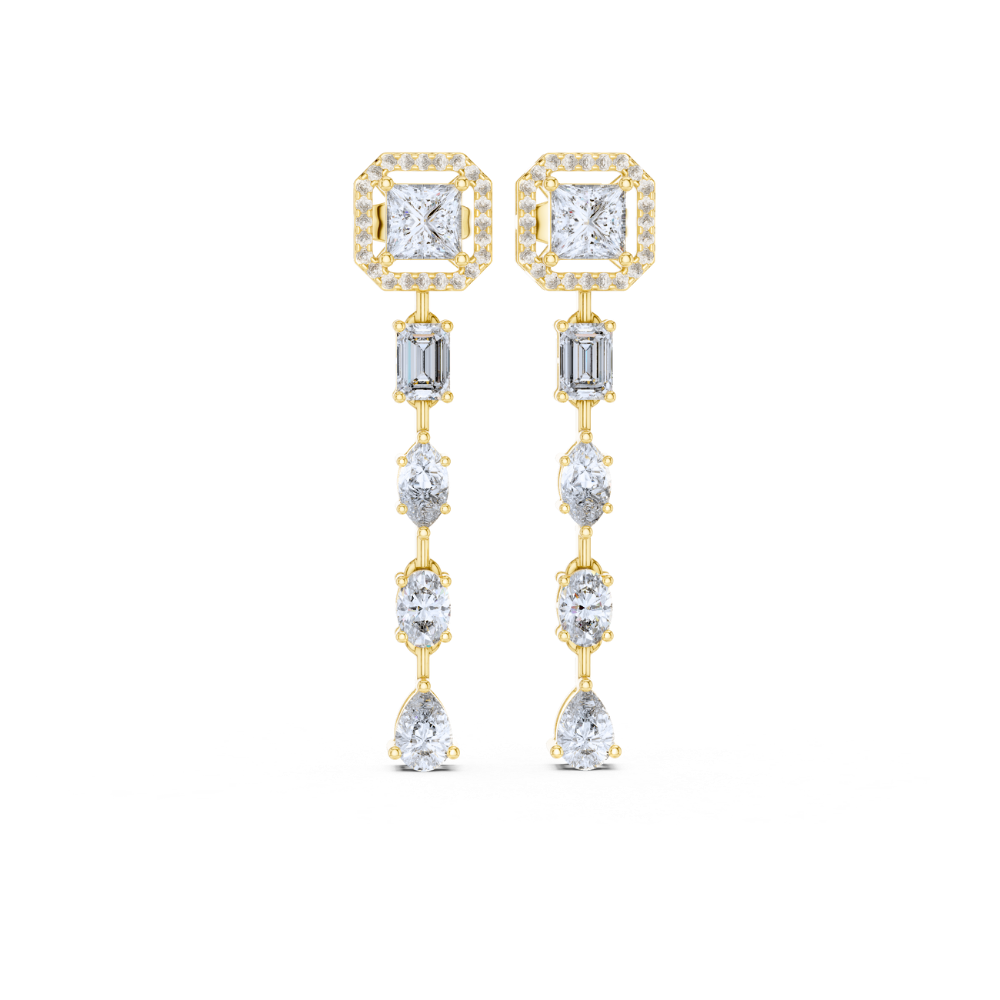 Celestial Cascade Drop Earrings