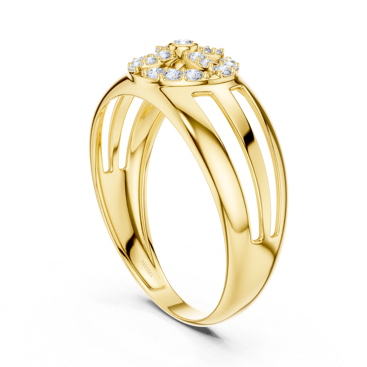 Ethereal Halo Diamond Ring