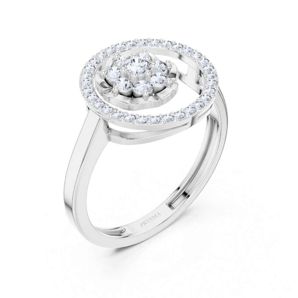 Radiance Bloom Diamond Ring