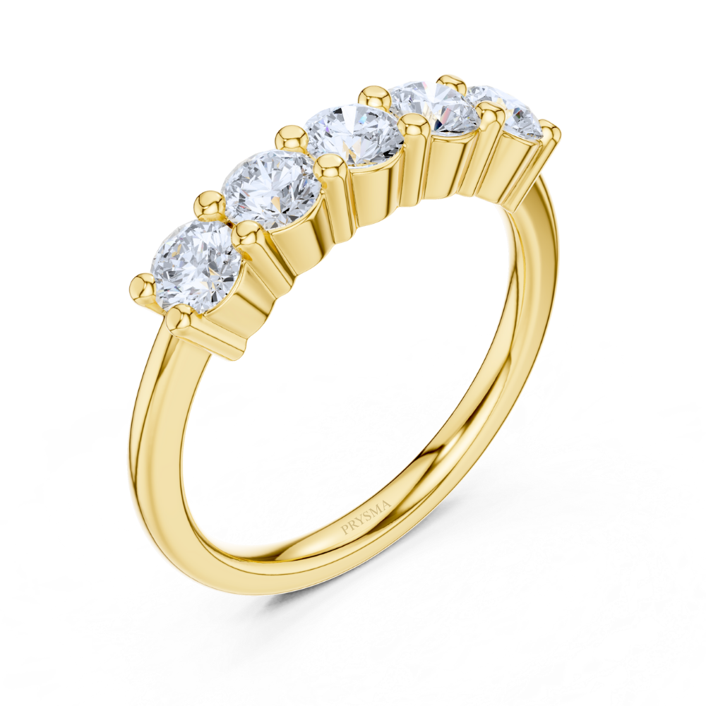 Brilliant Five-Stone Ring