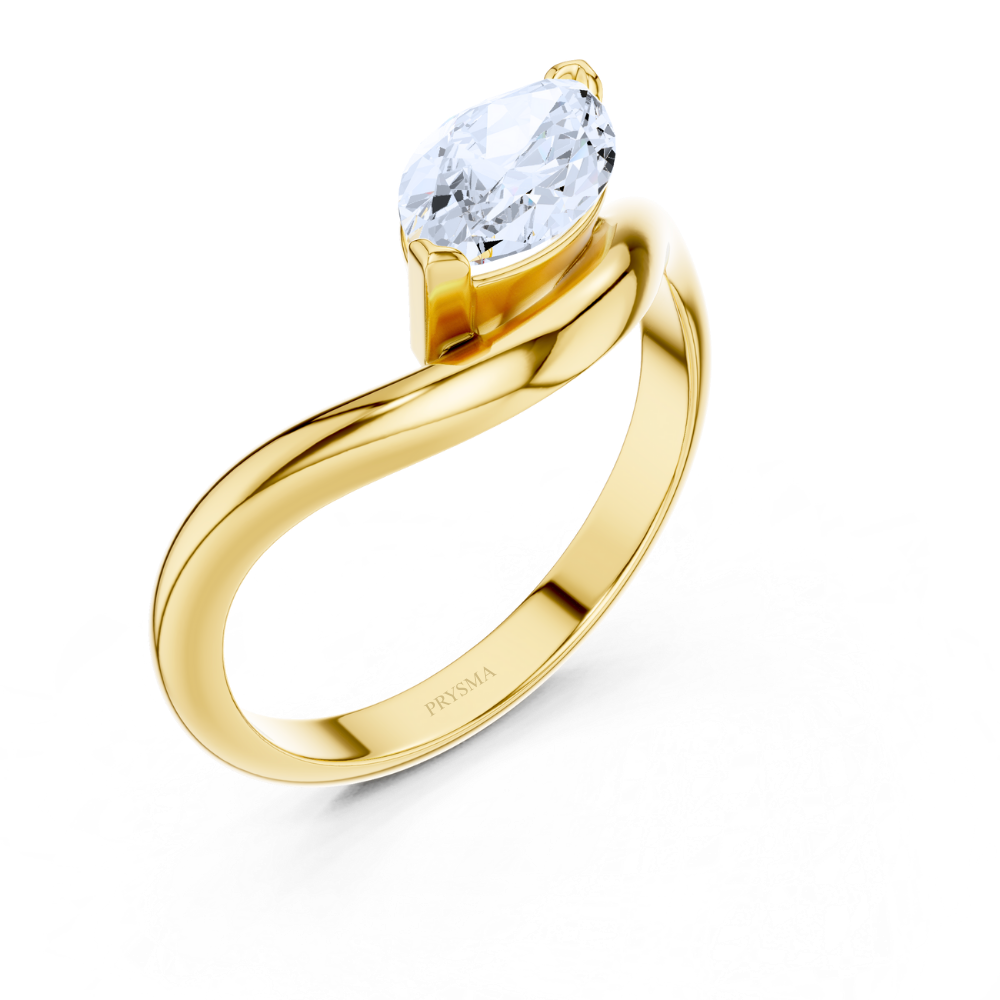 Marquise Embrace Solitaire Ring