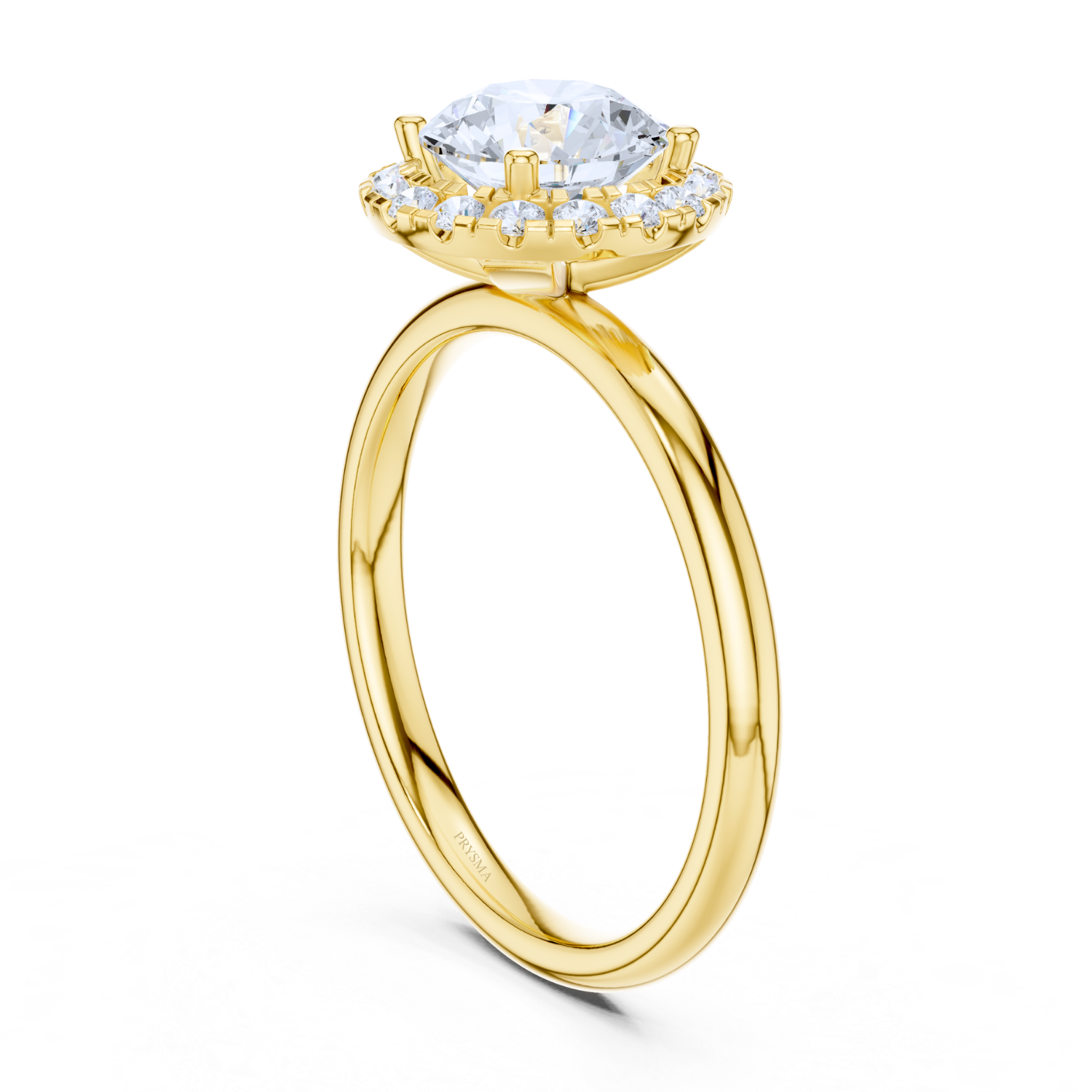 Solara Halo Diamond Ring