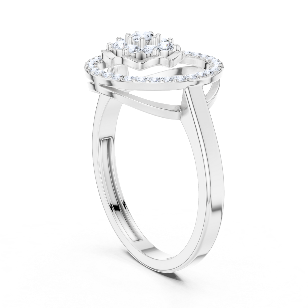 Radiance Bloom Diamond Ring