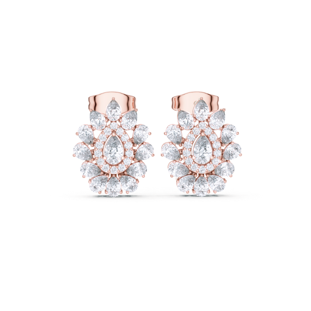 Royal Aura Teardrop Studs