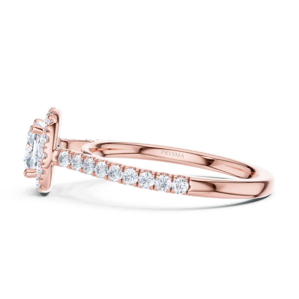 Cushion Halo Radiance Ring