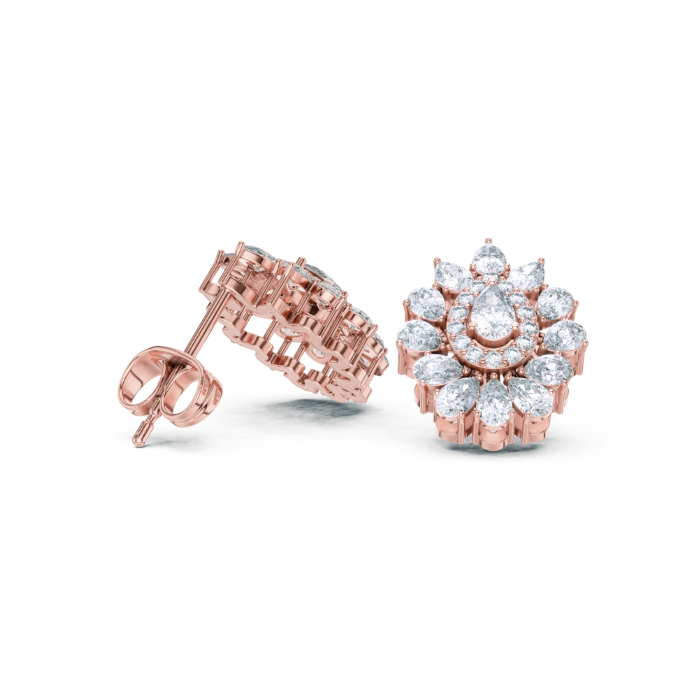 Royal Aura Teardrop Studs