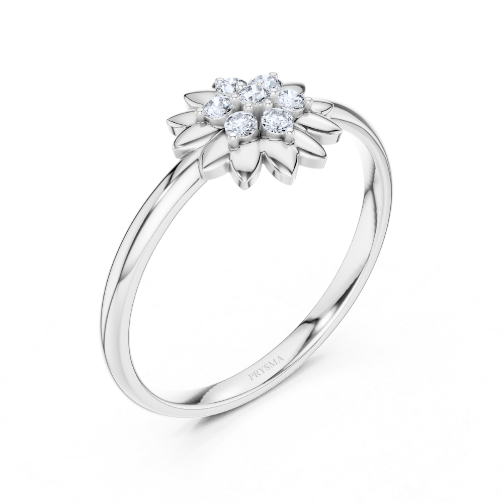Blooming Radiance Diamond Ring