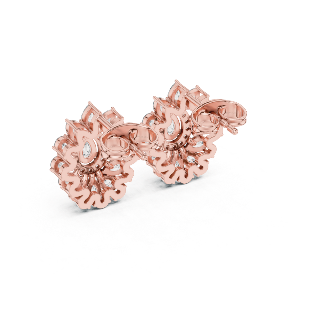 Royal Aura Teardrop Studs