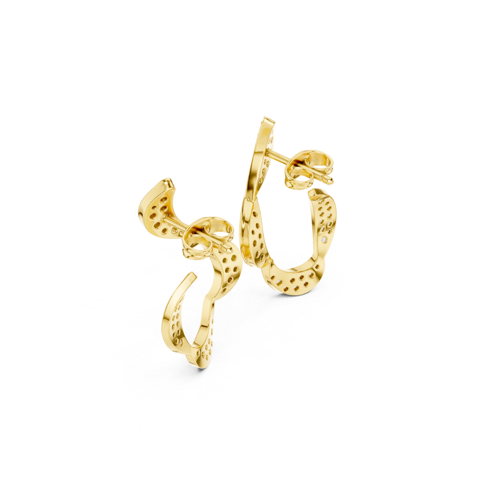 Enchanted Flame Drop Earrings