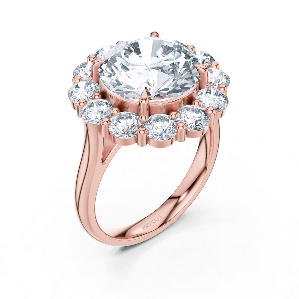 Solstice Round Cluster Ring