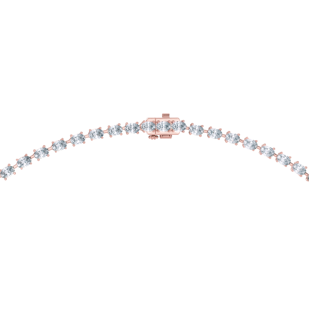 Oval Brilliance Lariat Necklace