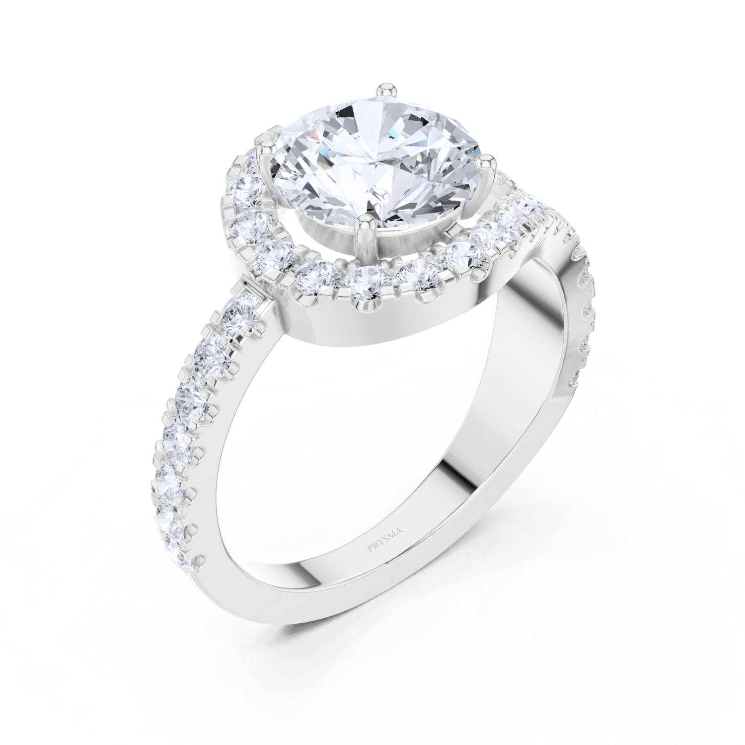 Eternal Sparkle Split Shank Ring