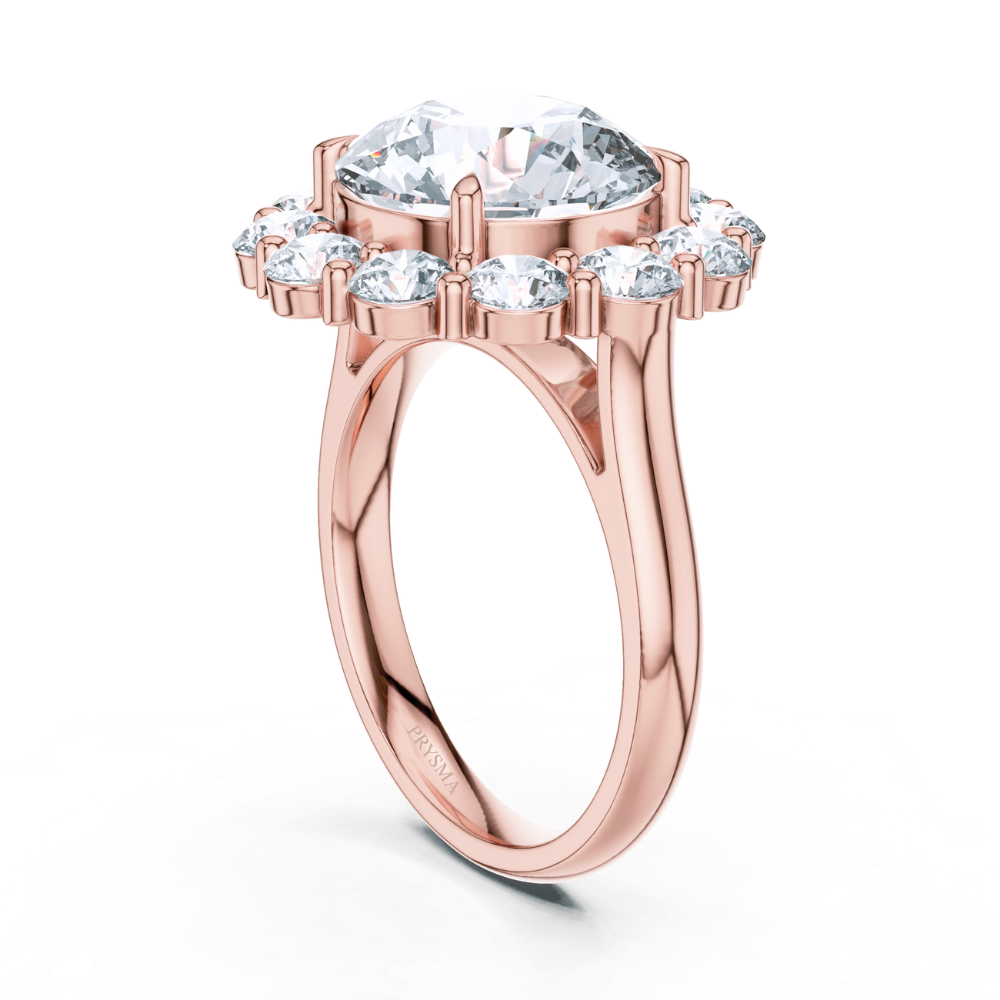 Solstice Round Cluster Ring