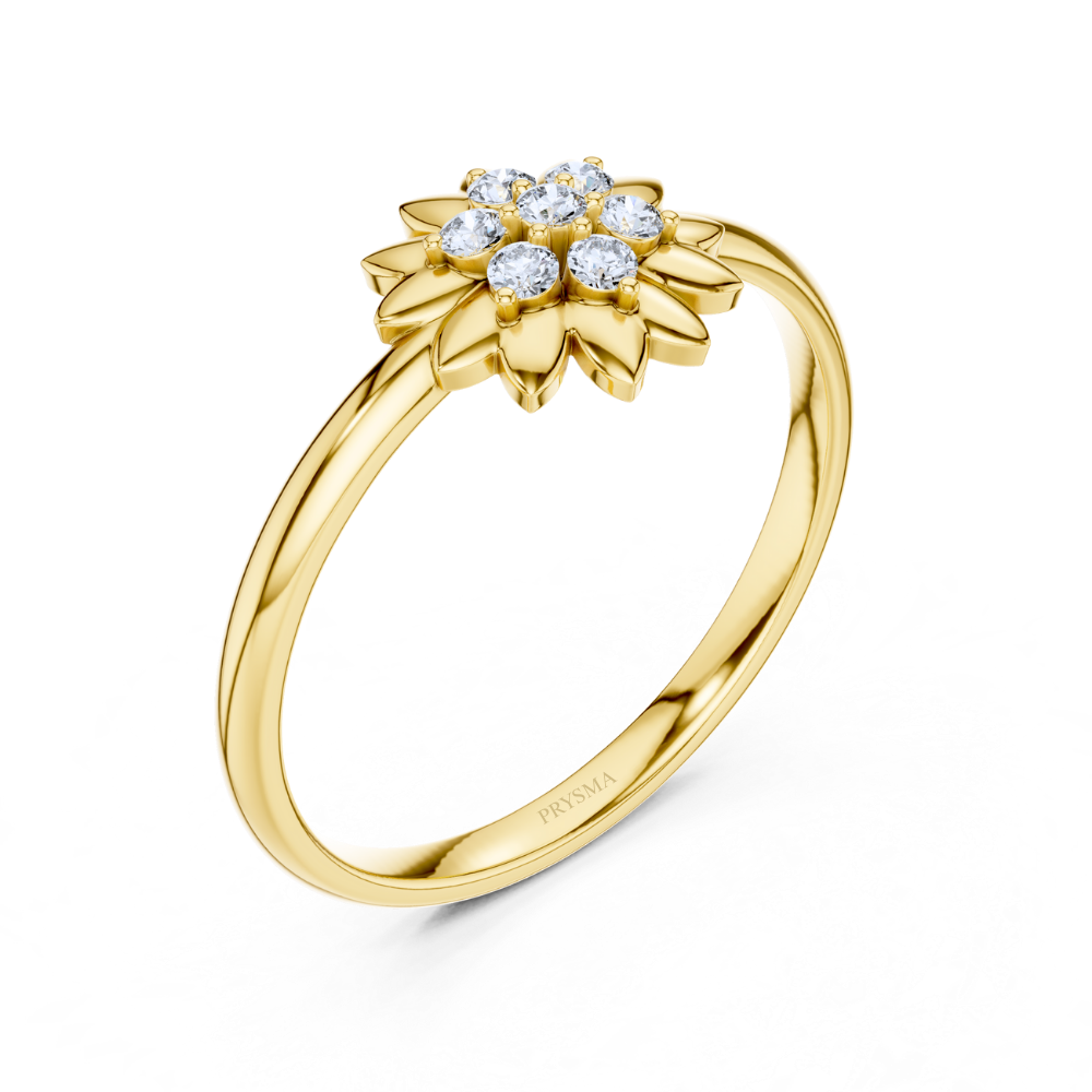 Blooming Radiance Diamond Ring