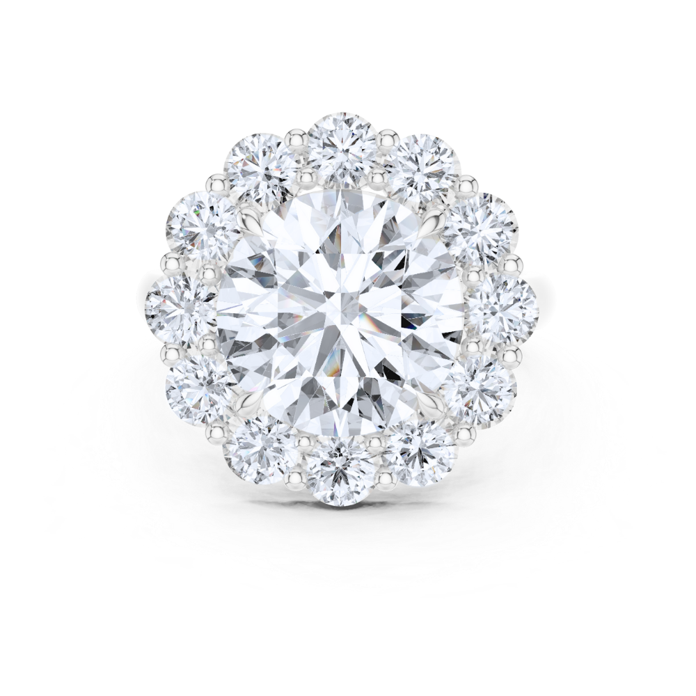 Solstice Round Cluster Ring
