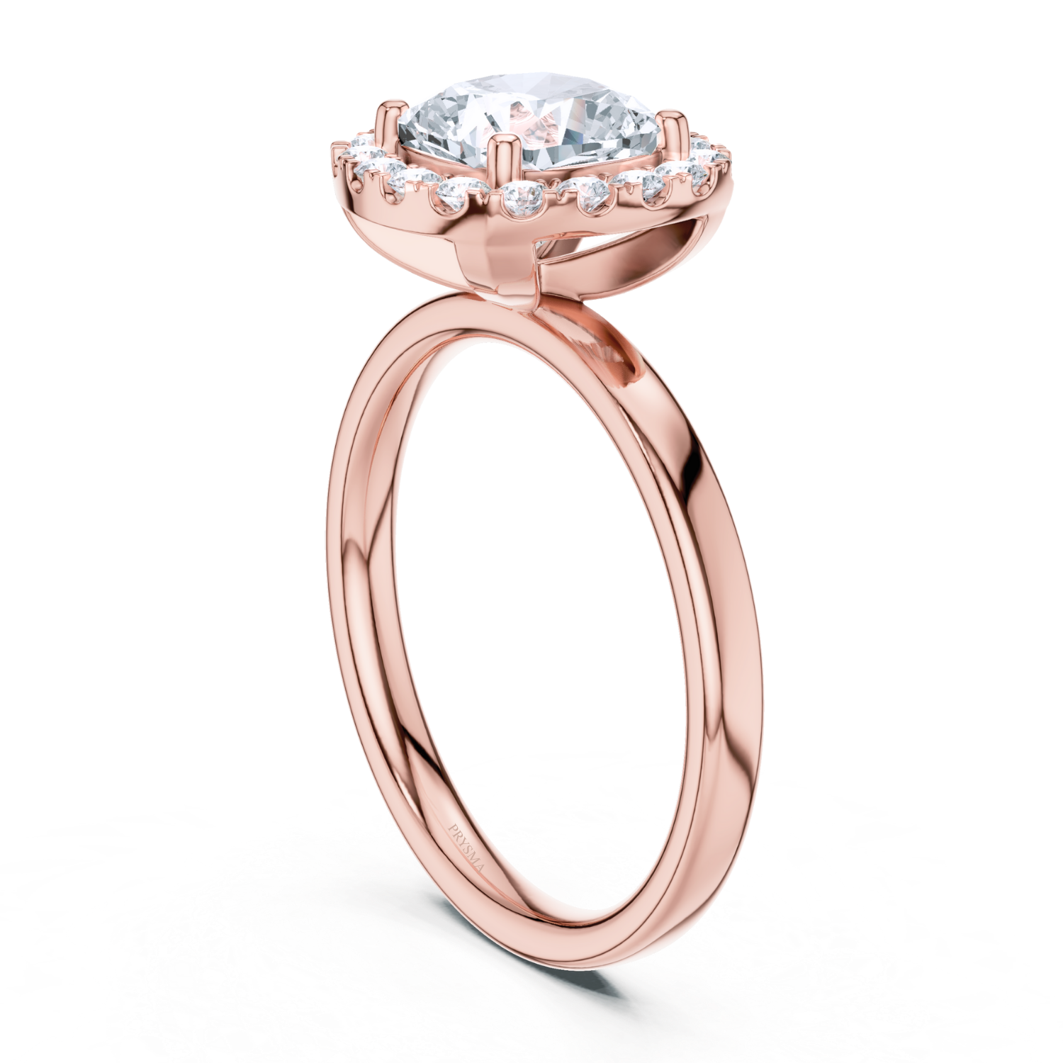Cushion Cut Halo Diamond Ring