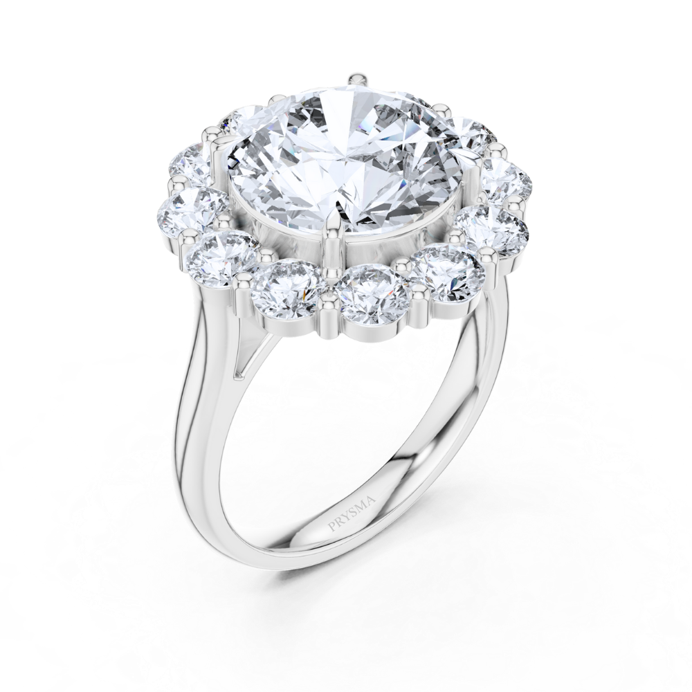 Solstice Round Cluster Ring
