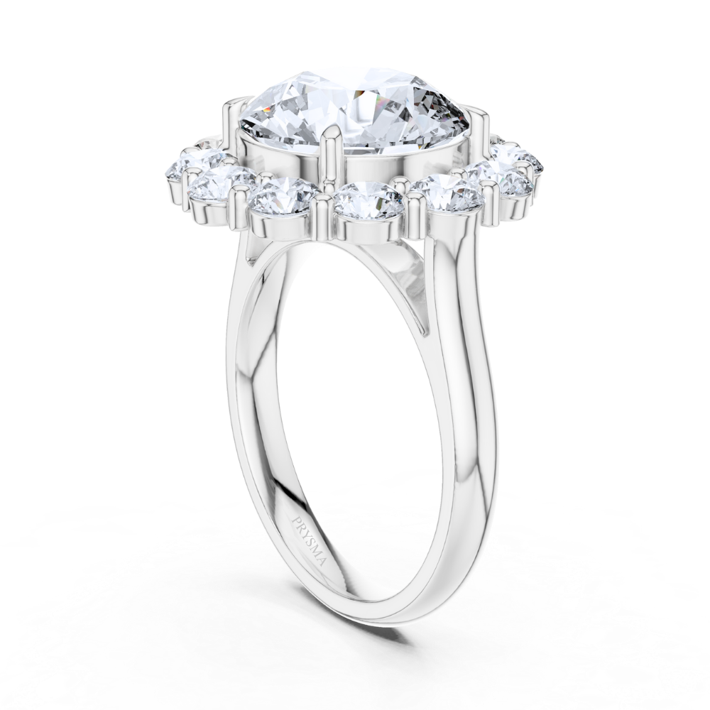 Solstice Round Cluster Ring