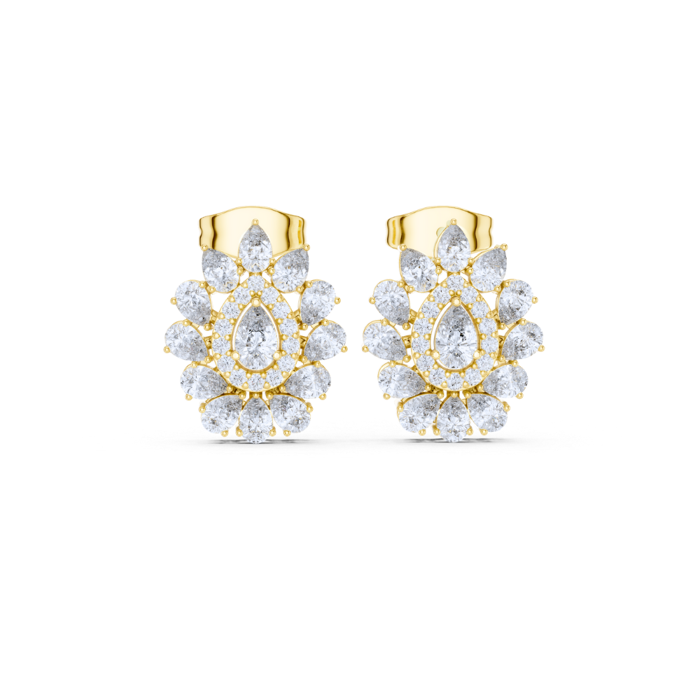 Royal Aura Teardrop Studs