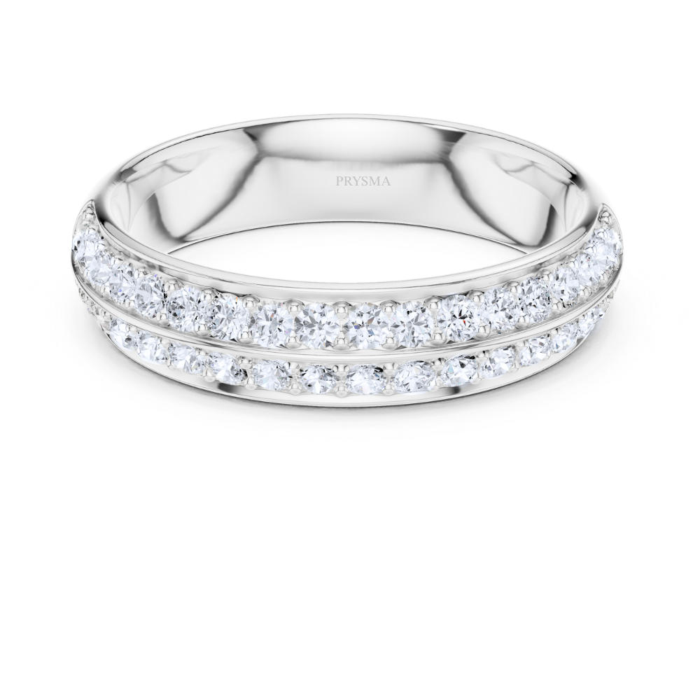 Luxe Double Row Eternity Ring
