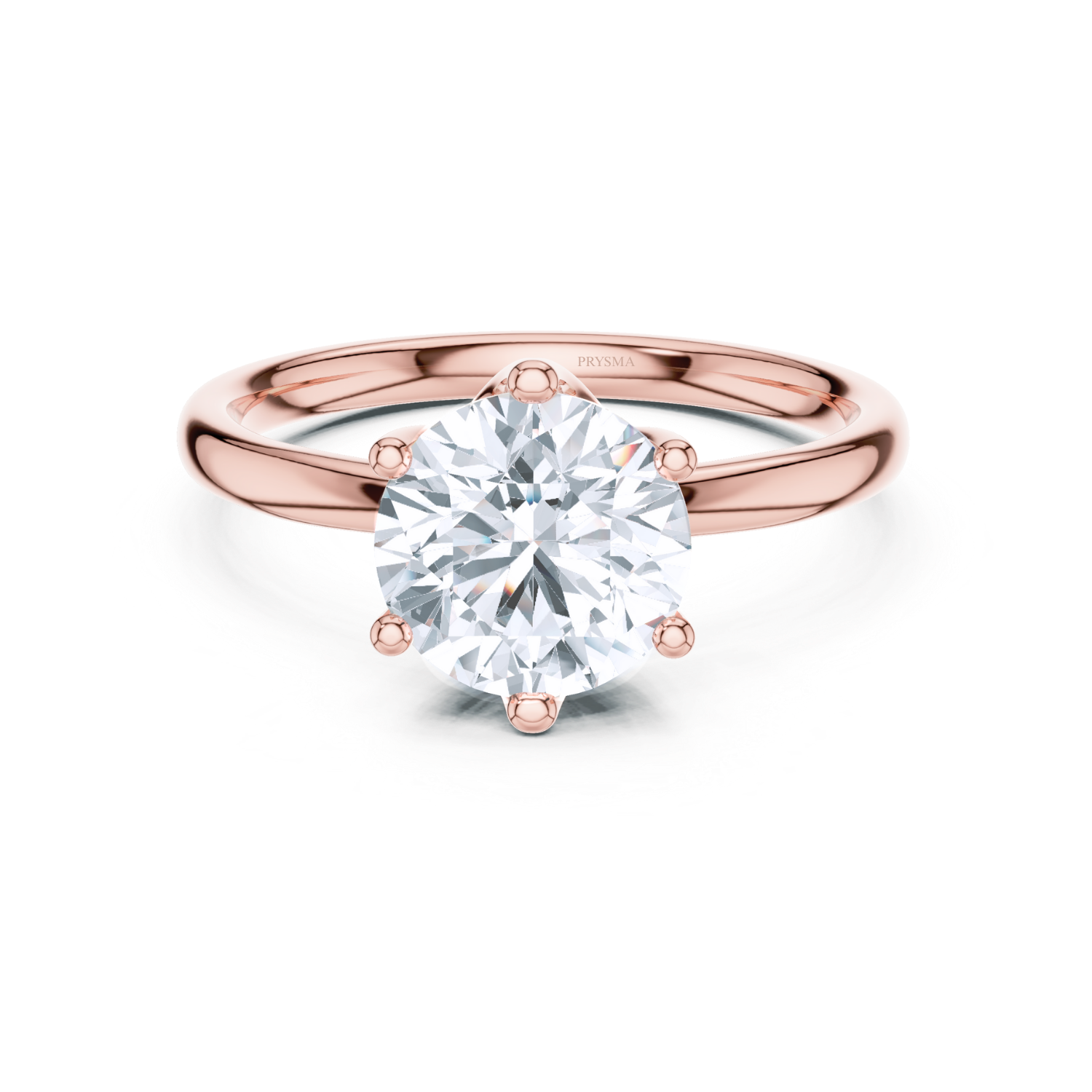 Solitaire Round Cut With Open Cathedral Setting