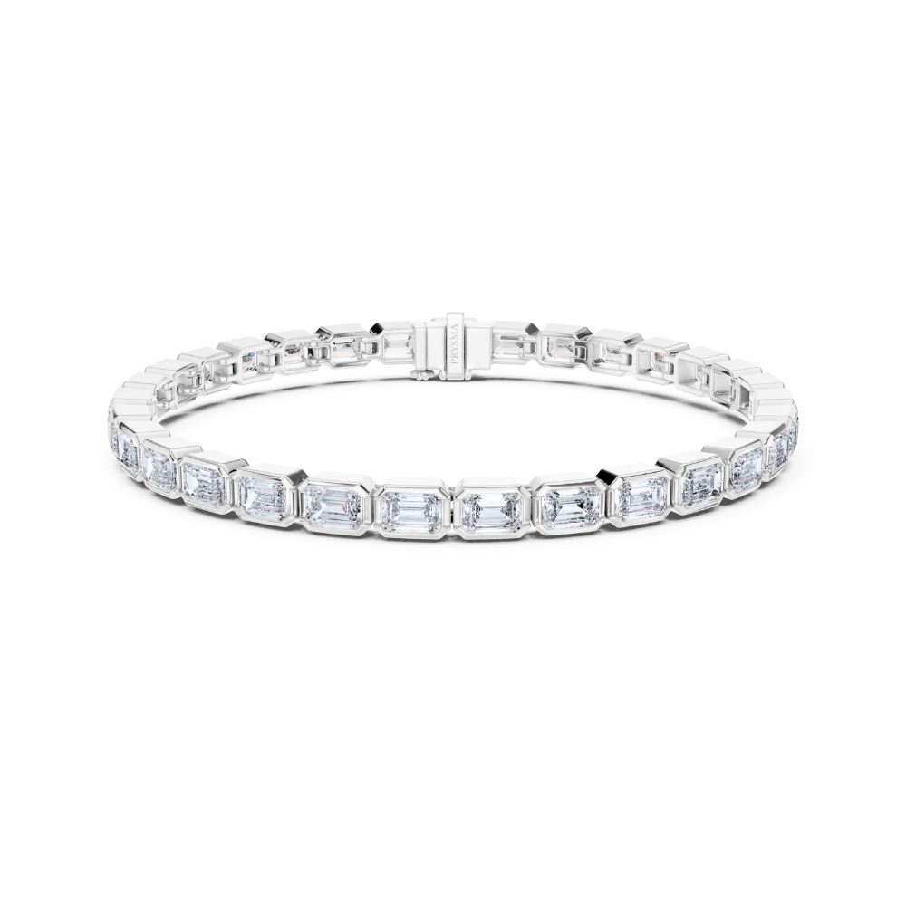 Regalia Emerald-Cut Diamond Tennis Bracelet