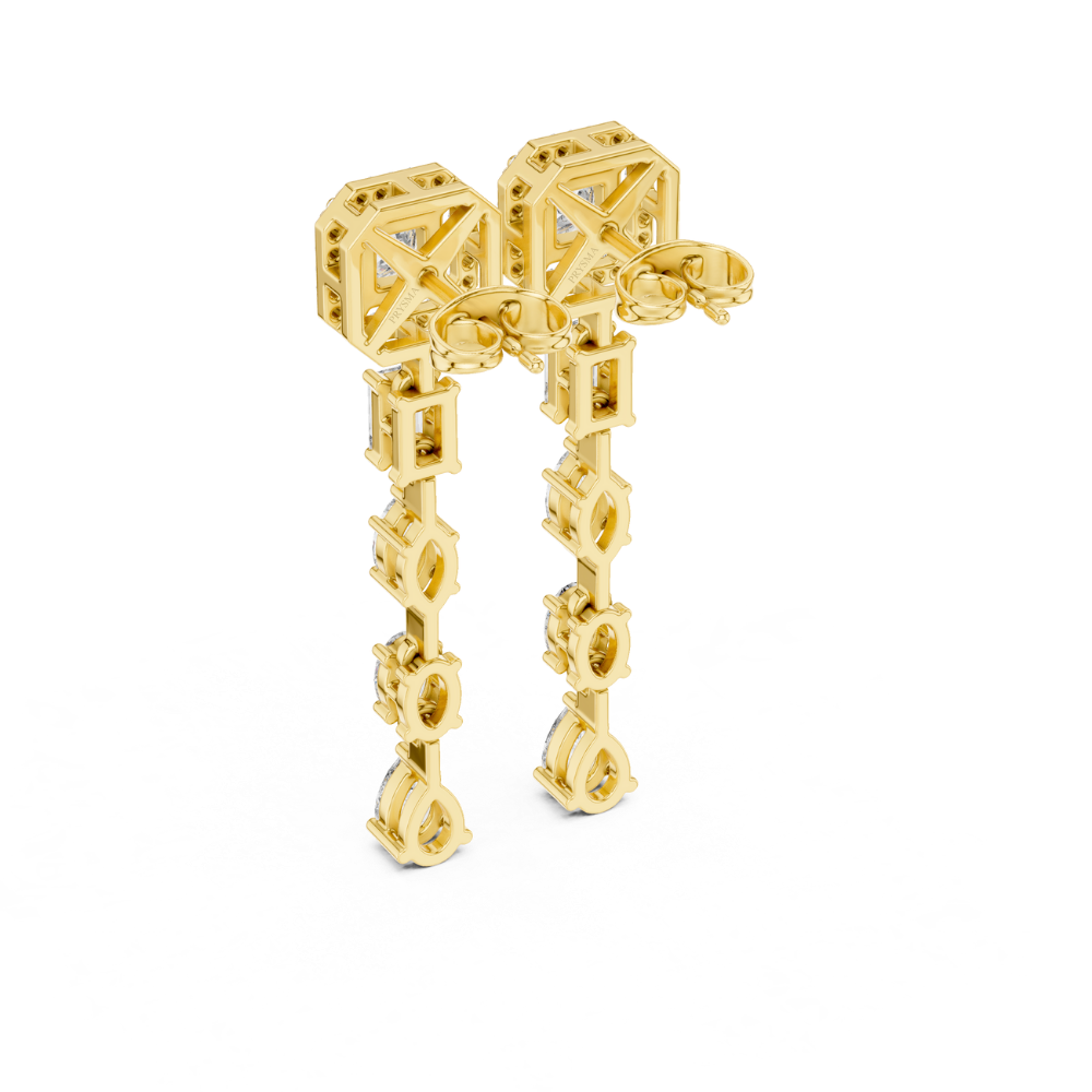 Celestial Cascade Drop Earrings