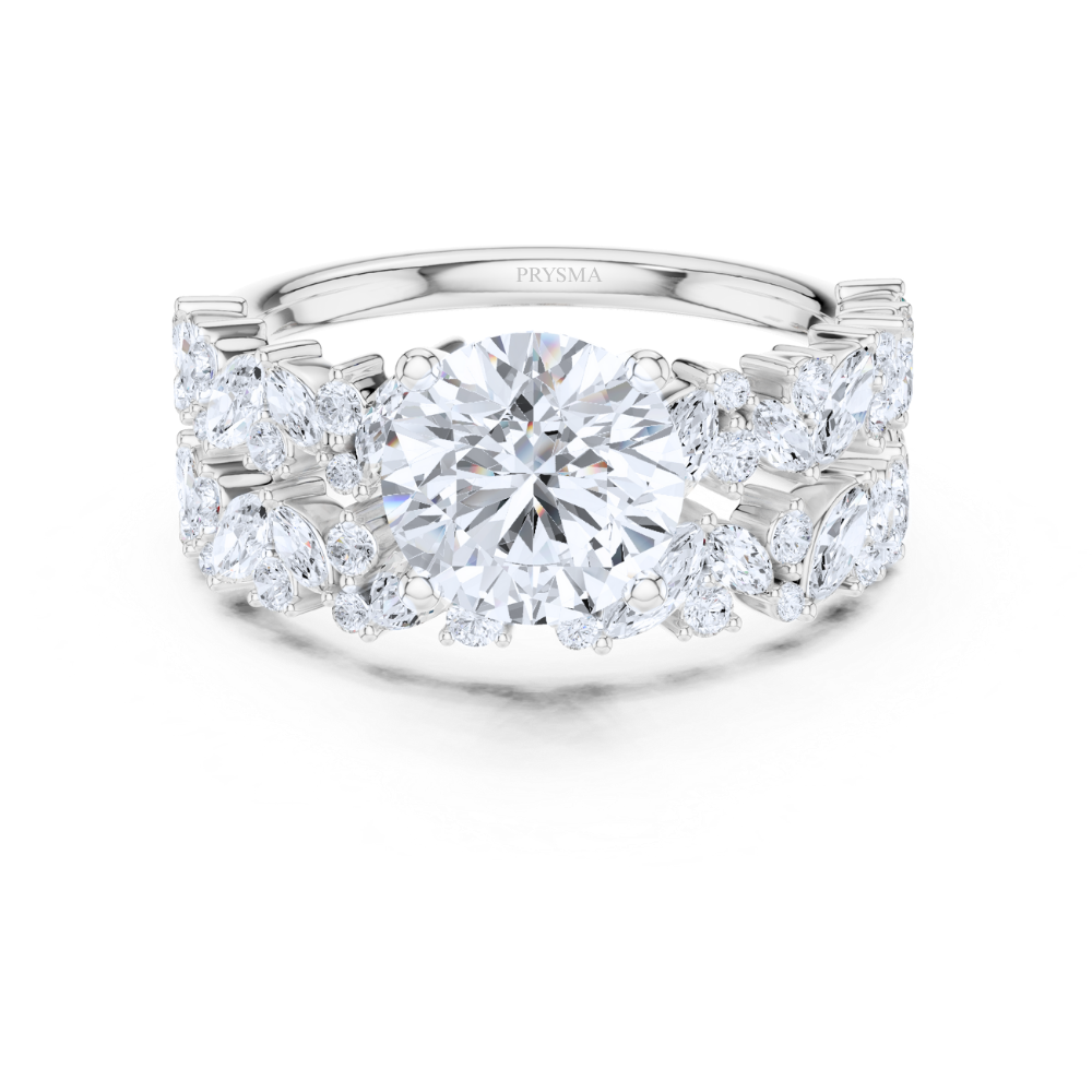 Regal Blossom Diamond Ring