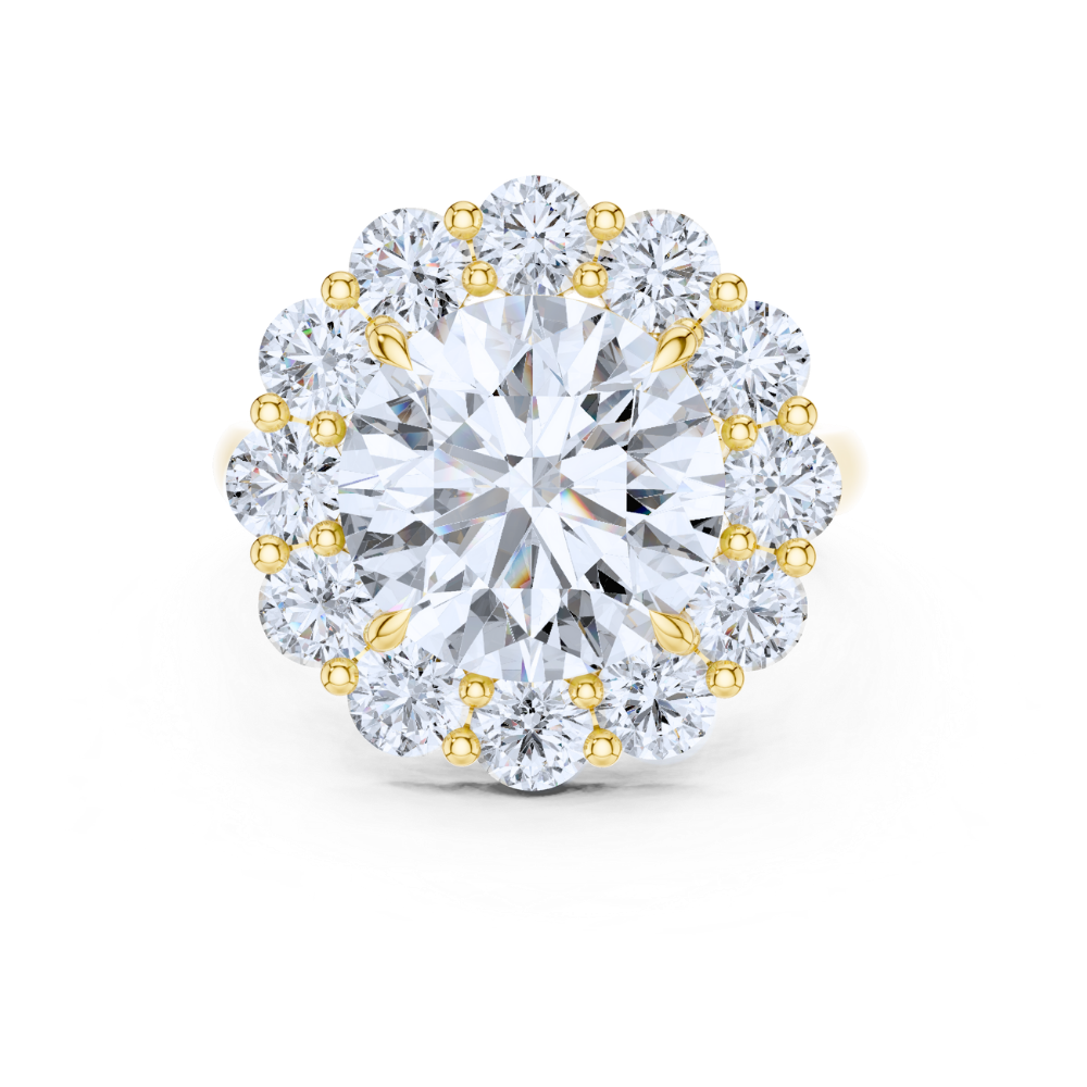 Solstice Round Cluster Ring