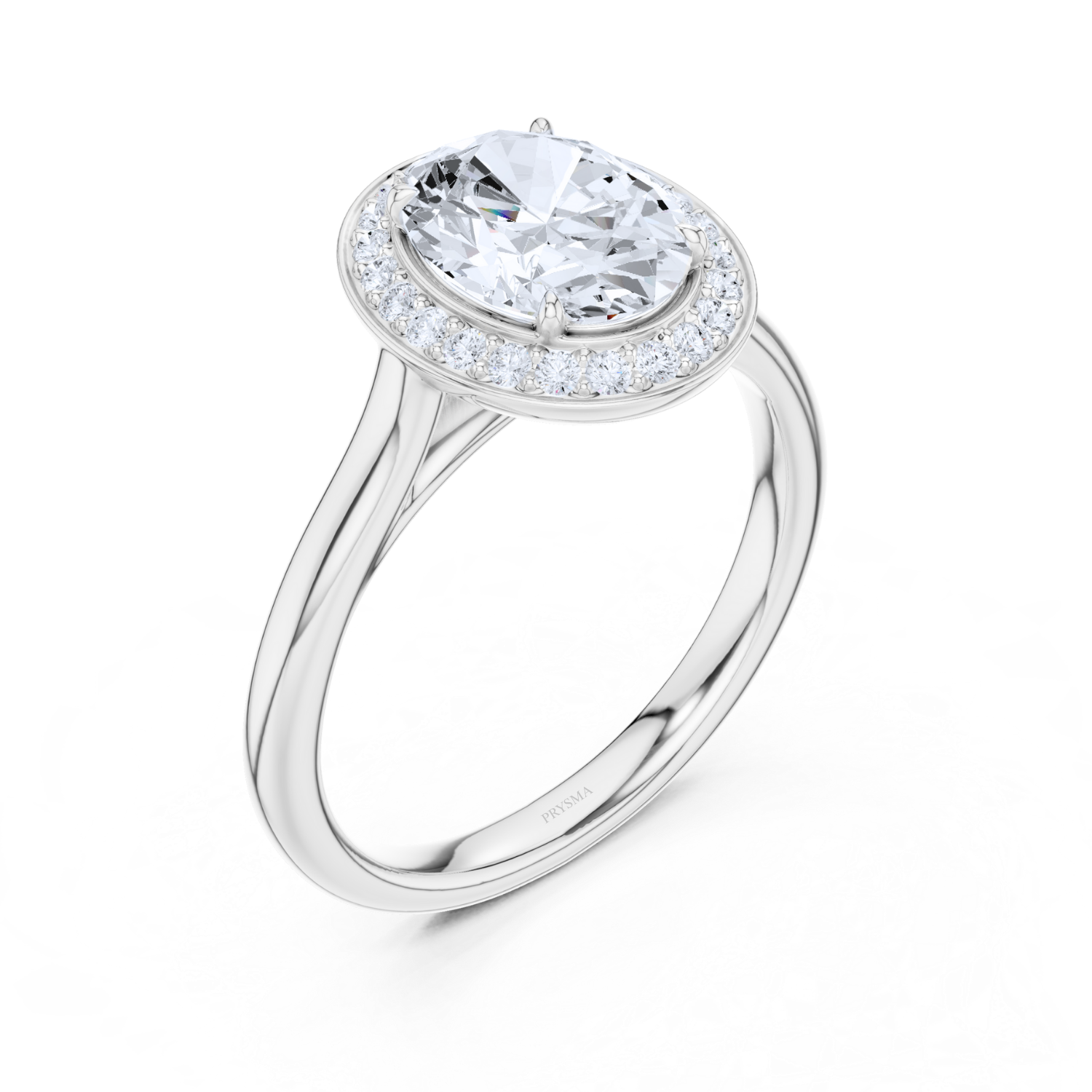 Oval Halo Ring
