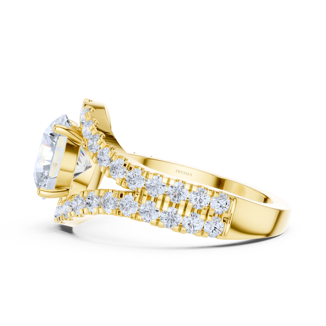 Eternal Sparkle Split Shank Ring