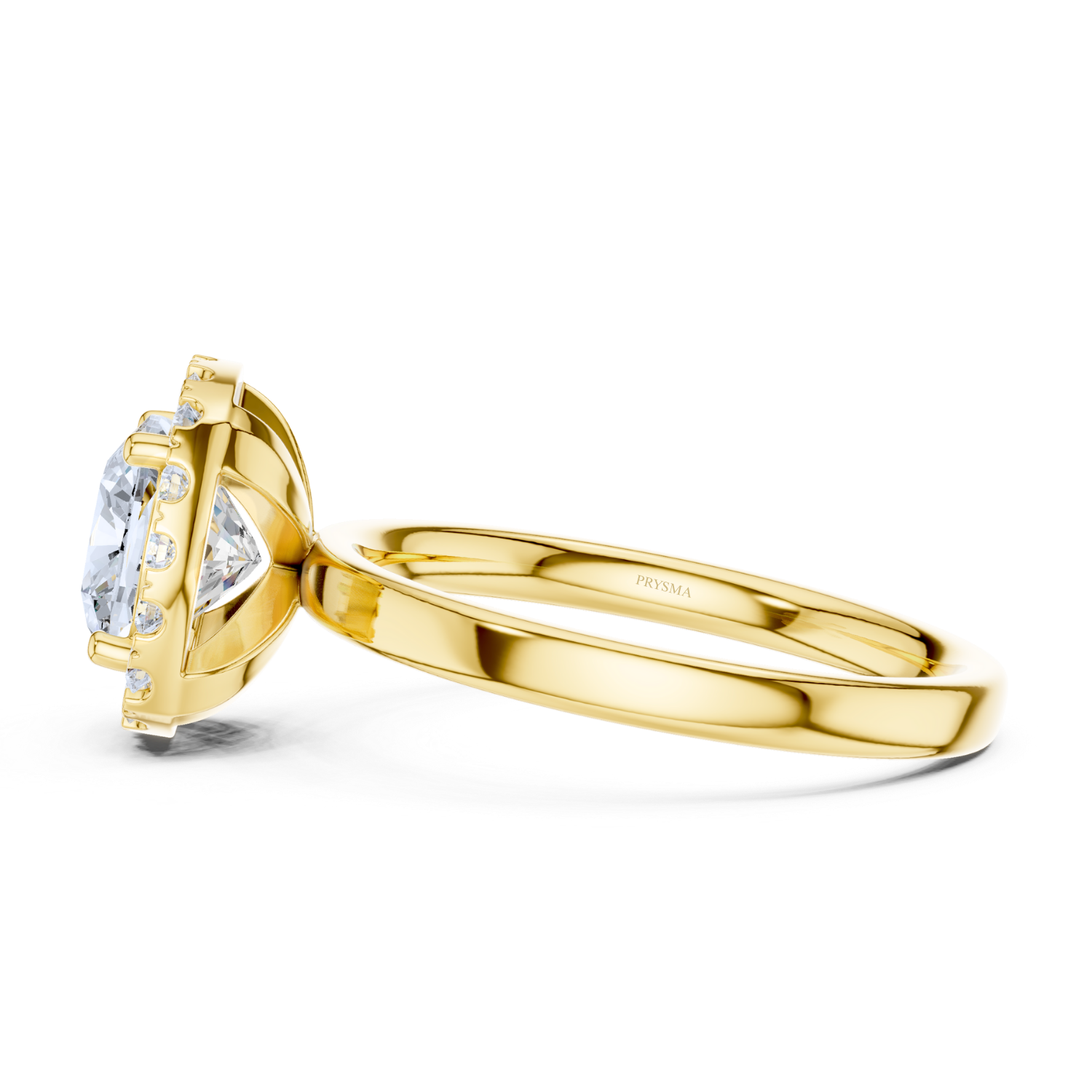 Cushion Cut Halo Diamond Ring