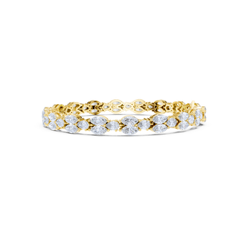 Aurielle Marquise Diamond Cluster Bracelet