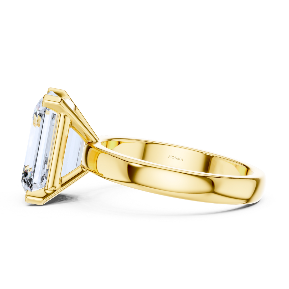 Emerald-Cut Solitaire Diamond Ring