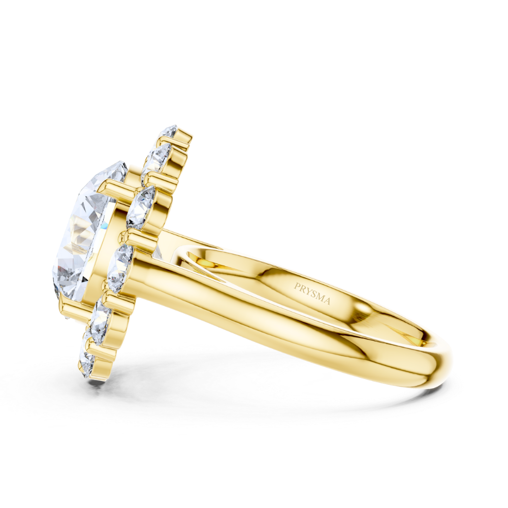 Solstice Round Cluster Ring