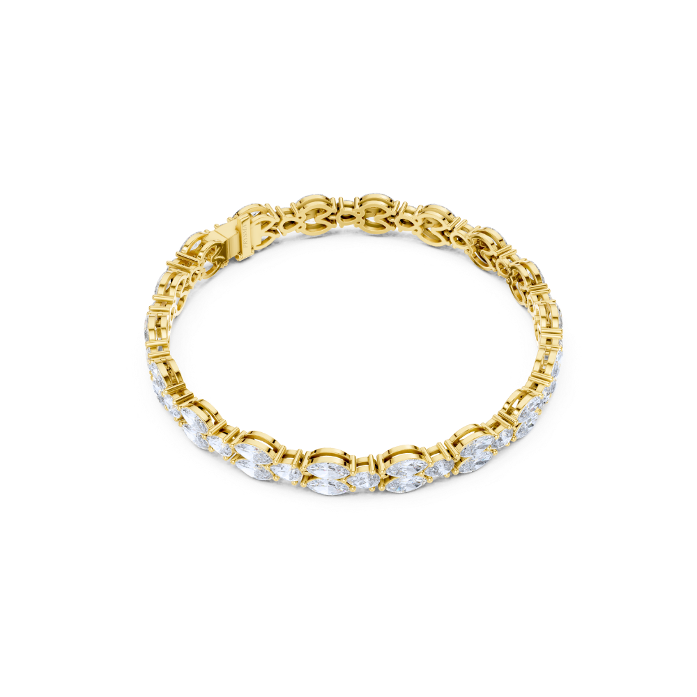 Aurielle Marquise Diamond Cluster Bracelet
