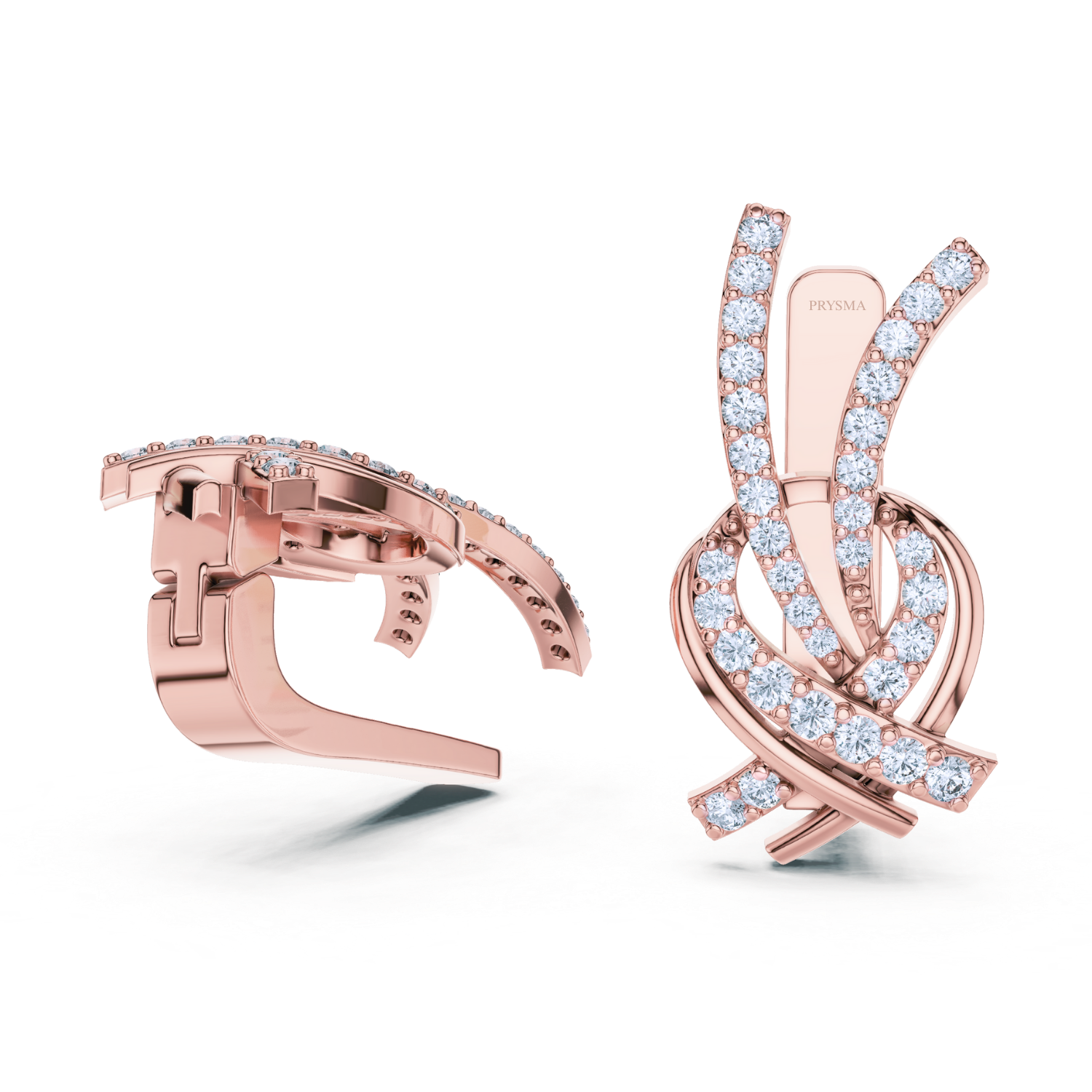 Interwoven Grace Diamond Earrings